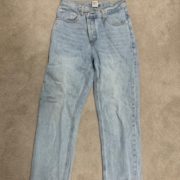 Princess Polly Criss Cross Jeans - Picture 5 of 7